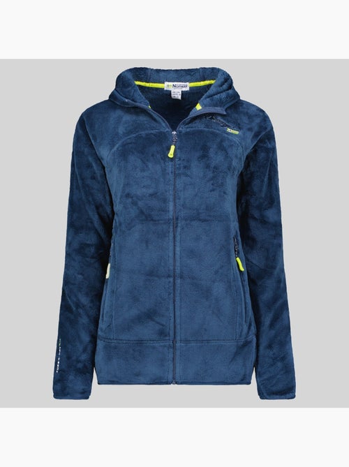 Casaco polar com capuz upalood – geographical norway - Kiabi