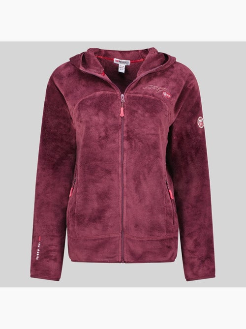 Casaco polar com capuz upalood – geographical norway - Kiabi