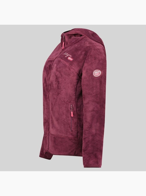 Casaco polar com capuz upalood – geographical norway - Kiabi
