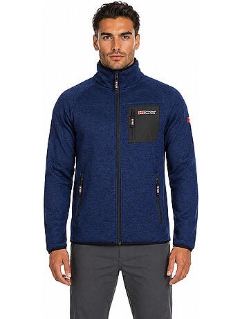 Casaco polar com fecho e gola subida titleak – canadian peak