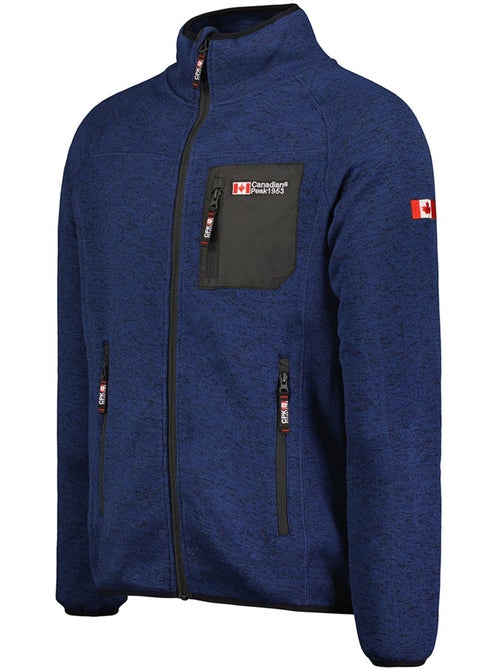 Casaco polar com fecho e gola subida titleak – canadian peak - Kiabi