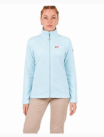 Casaco polar com fecho e gola subida tugeak – canadian peak