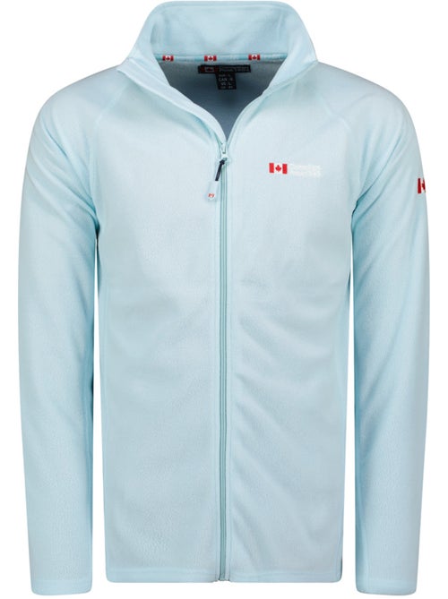 Casaco polar com fecho e gola subida tugeak – canadian peak - Kiabi