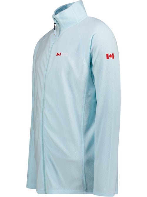 Casaco polar com fecho e gola subida tugeak – canadian peak - Kiabi