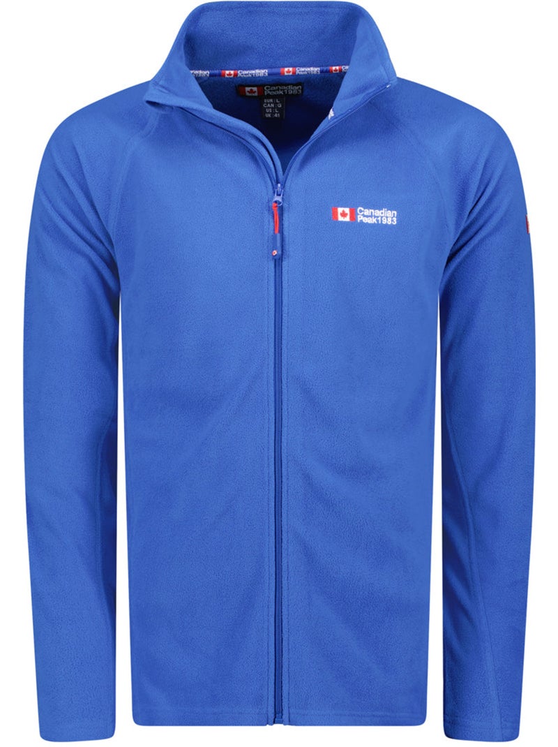 Casaco polar com fecho e gola subida tugeak – canadian peak Azul-real - Kiabi