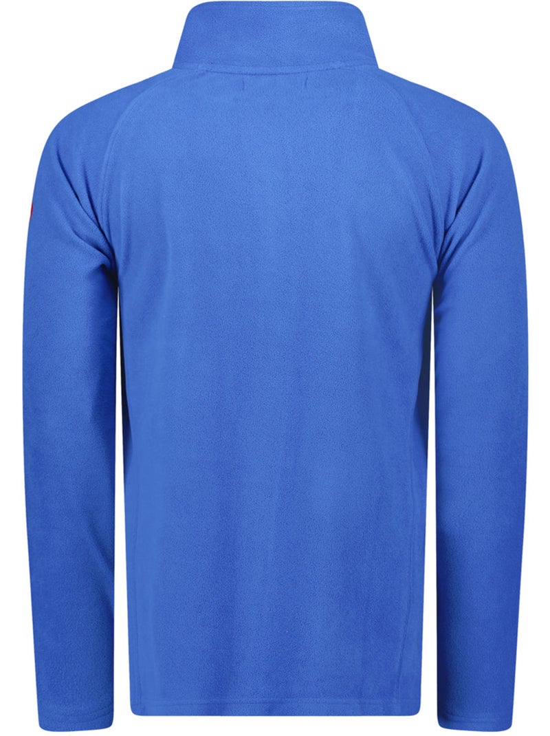 Casaco polar com fecho e gola subida tugeak – canadian peak Azul-real - Kiabi