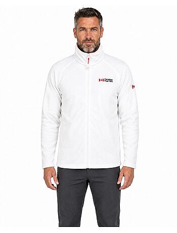 Casaco polar com fecho e gola subida tugeak – canadian peak