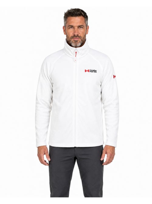 Casaco polar com fecho e gola subida tugeak – canadian peak - Kiabi