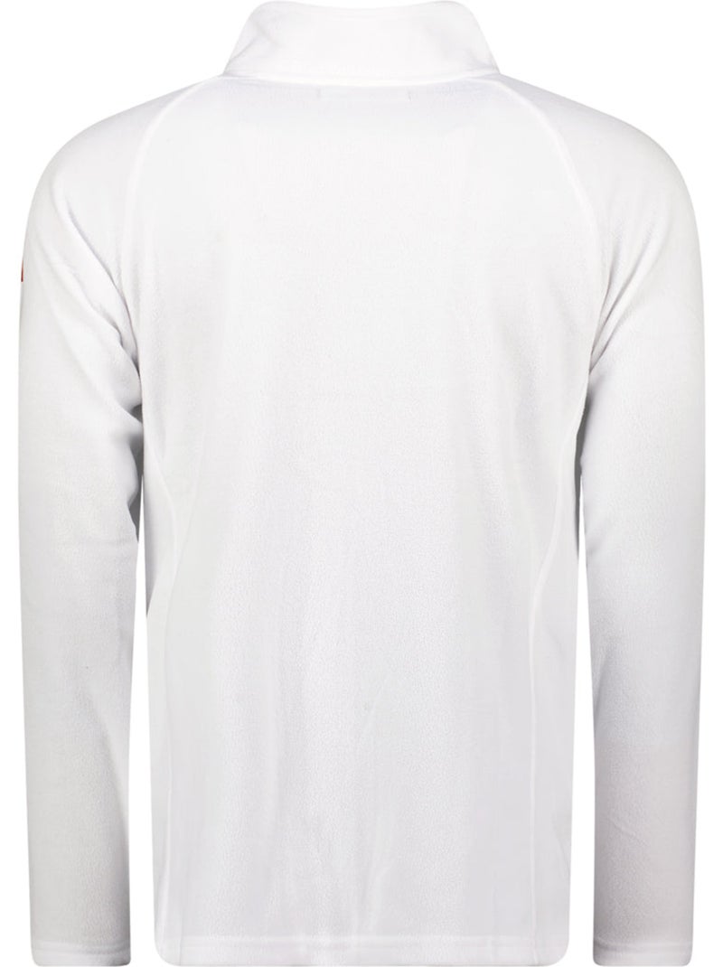 Casaco polar com fecho e gola subida tugeak – canadian peak Branco - Kiabi