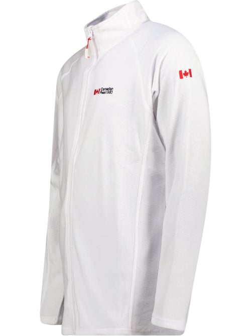 Casaco polar com fecho e gola subida tugeak – canadian peak - Kiabi