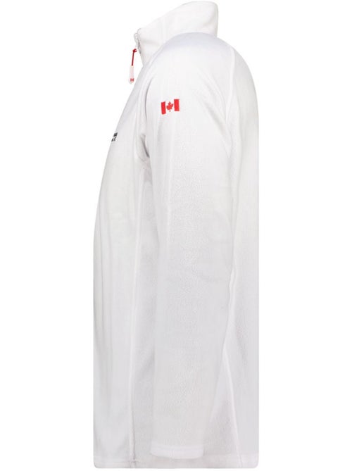 Casaco polar com fecho e gola subida tugeak – canadian peak - Kiabi