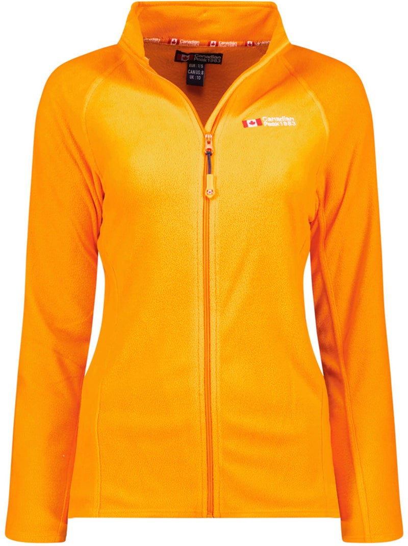 Casaco polar com fecho e gola subida tugeak – canadian peak Laranja - Kiabi