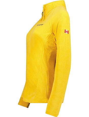 Casaco polar com fecho e gola subida tugeak – canadian peak