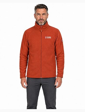 Casaco polar com fecho e gola subida tugeak – canadian peak