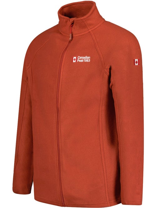 Casaco polar com fecho e gola subida tugeak – canadian peak - Kiabi