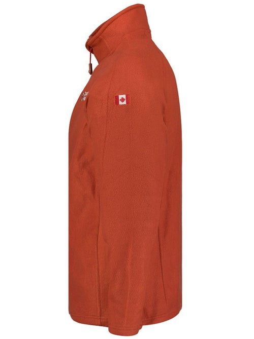 Casaco polar com fecho e gola subida tugeak – canadian peak - Kiabi