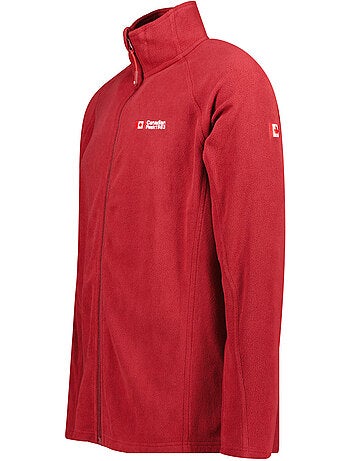 Casaco polar com fecho e gola subida tugeak – canadian peak