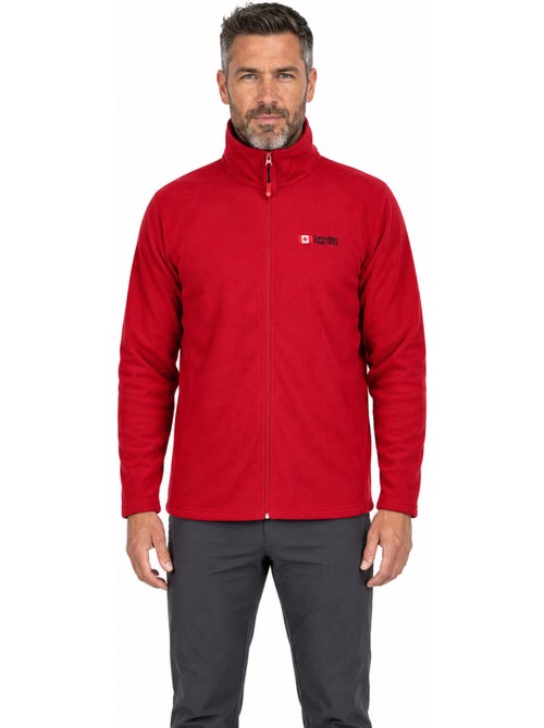 Casaco polar com fecho e gola subida tugeak – canadian peak - Kiabi