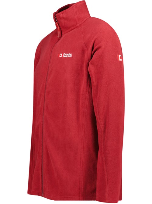 Casaco polar com fecho e gola subida tugeak – canadian peak - Kiabi