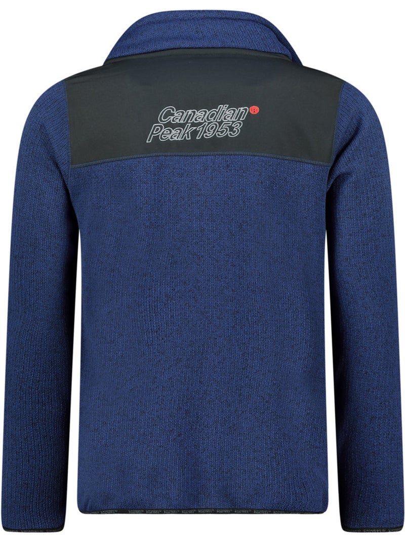 Casaco polar com fecho tickaeleak – canadian peak Azul-marinho - Kiabi