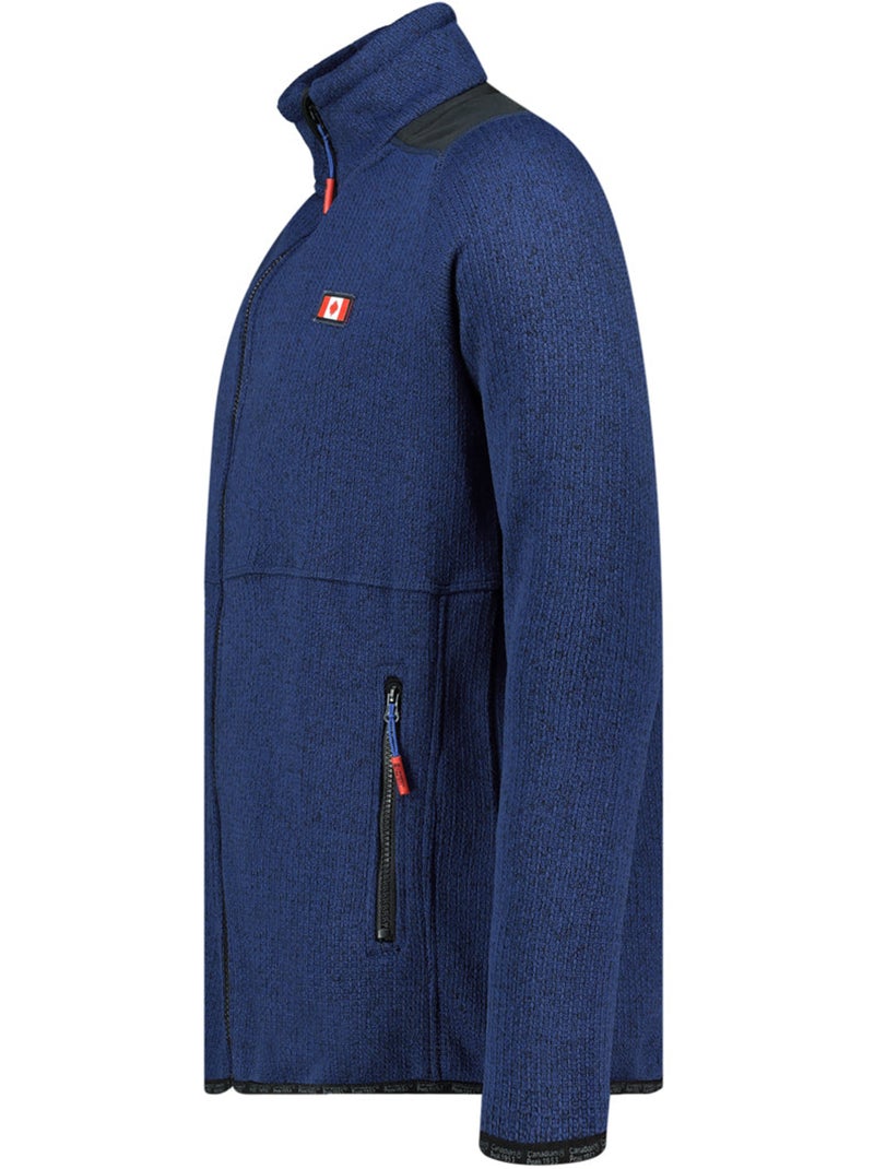 Casaco polar com fecho tickaeleak – canadian peak Azul-marinho - Kiabi