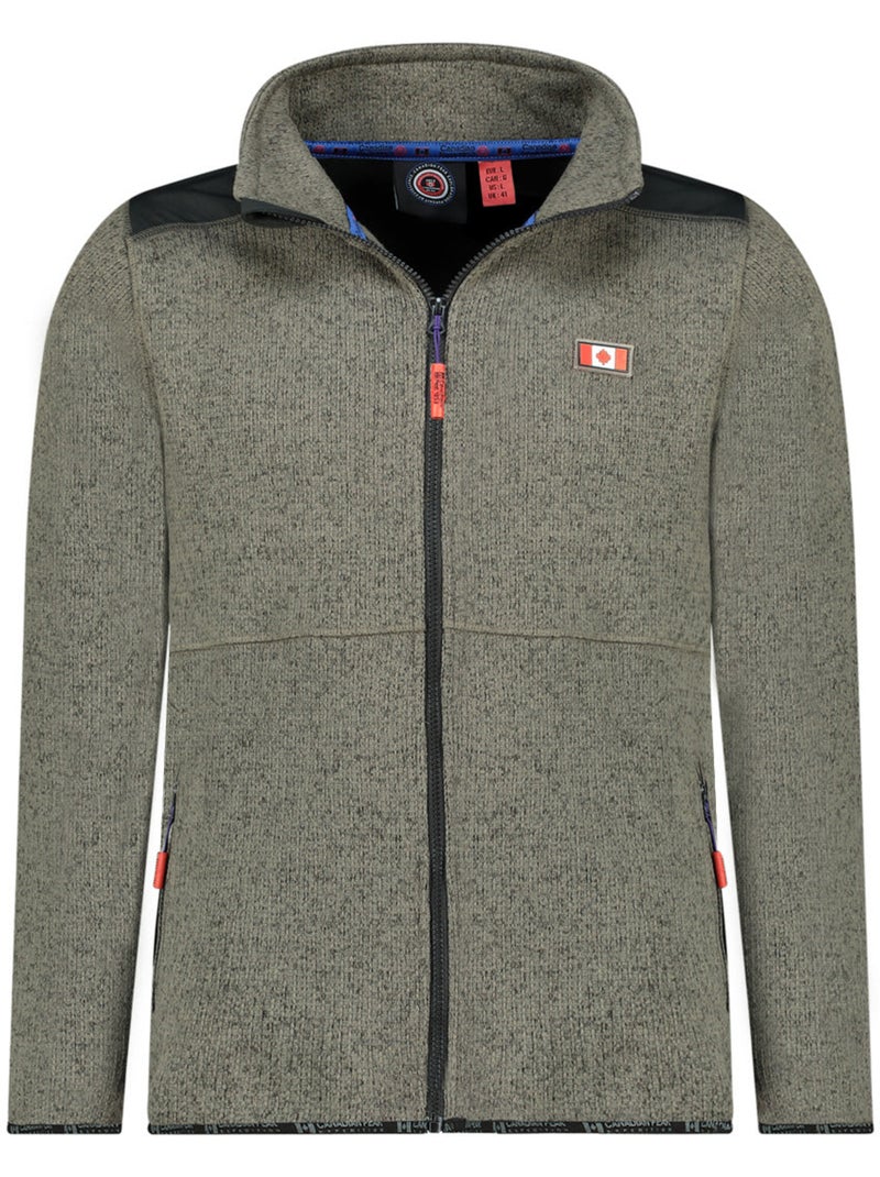 Casaco polar com fecho tickaeleak – canadian peak Cinza escuro - Kiabi