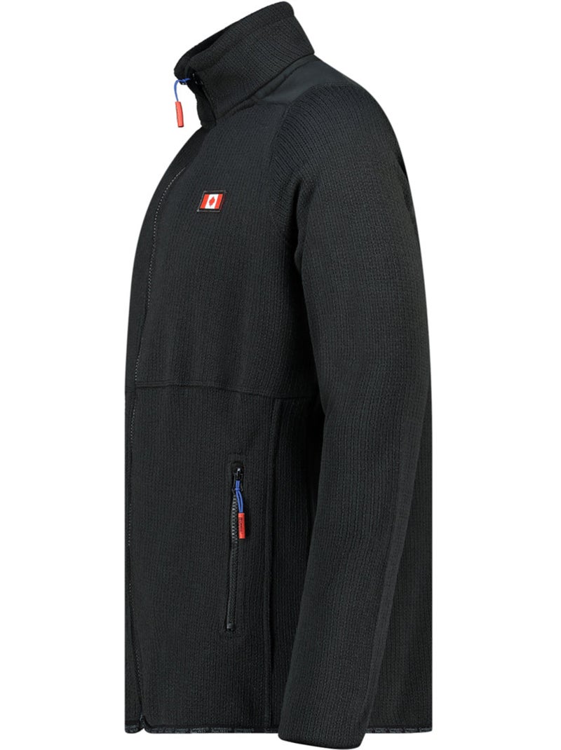 Casaco polar com fecho tickaeleak – canadian peak Preto - Kiabi