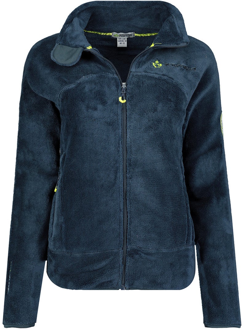 Casaco polar com fecho udilas – canadian peak Azul-marinho - Kiabi