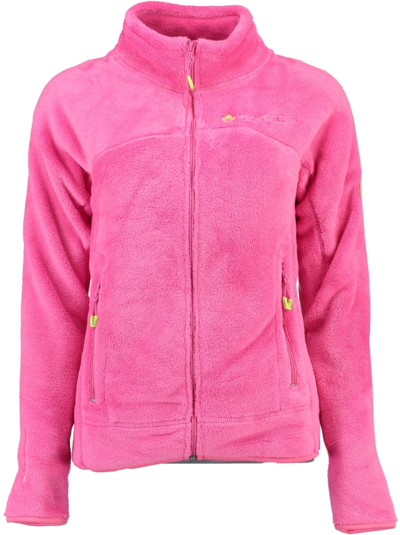 Casaco polar com fecho udilas – canadian peak Rosa-fúcsia - Kiabi