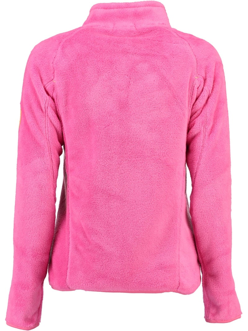 Casaco polar com fecho udilas – canadian peak Rosa-fúcsia - Kiabi