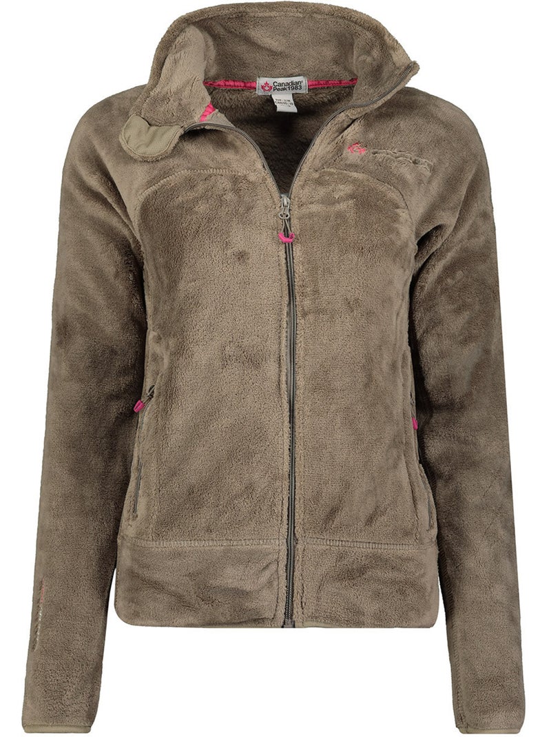 Casaco polar com fecho udilas – canadian peak Toupe - Kiabi