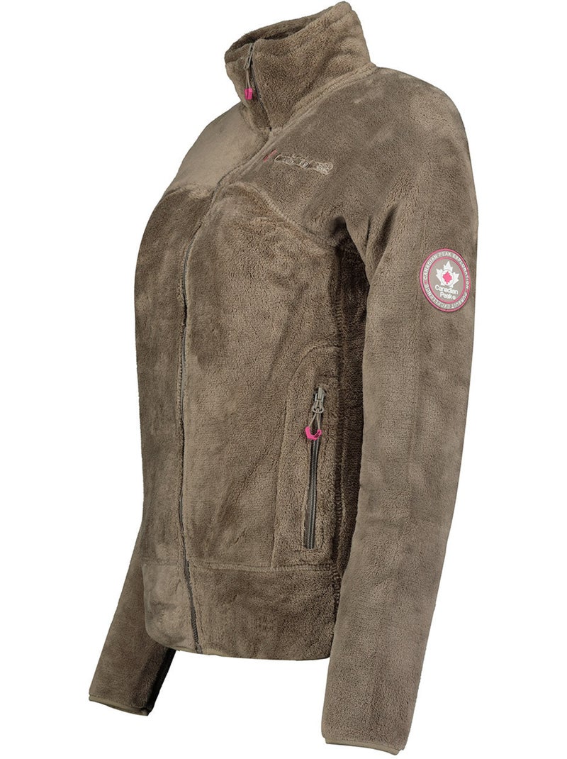 Casaco polar com fecho udilas – canadian peak Toupe - Kiabi