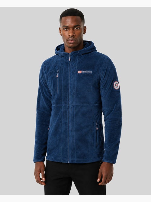 Casaco polar com fecho upload hood – geographical norway - Kiabi