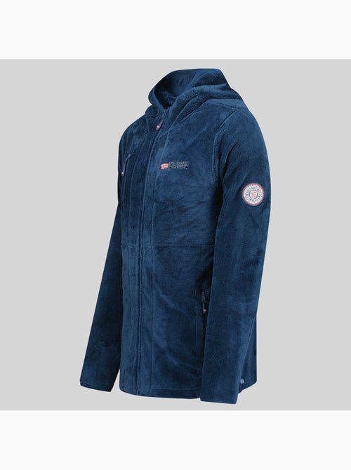 Casaco polar com fecho upload hood – geographical norway - Kiabi