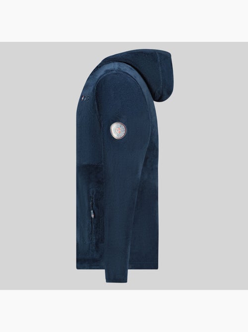 Casaco polar com fecho upload hood – geographical norway - Kiabi