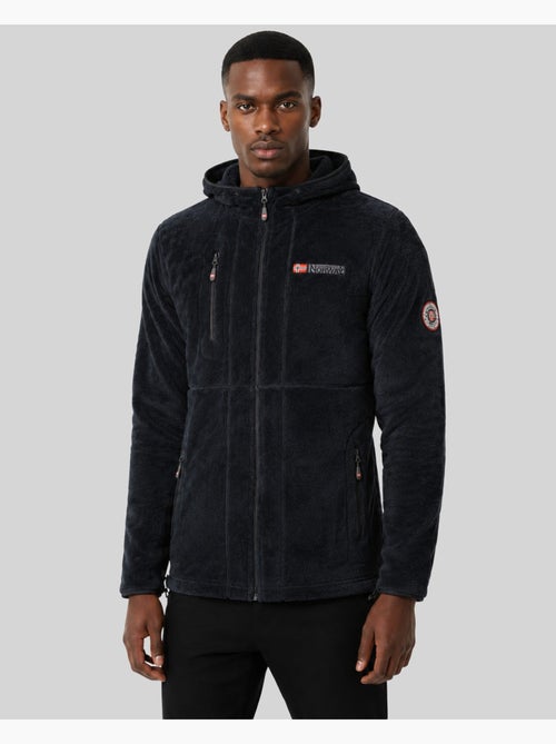 Casaco polar com fecho upload hood – geographical norway - Kiabi