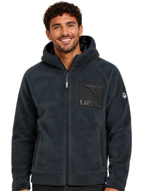 Casaco polar em sherpa com capuz udaforaf – kaporal - Kiabi Casaco polar em sherpa com capuz udaforaf – kaporal - Kiabi