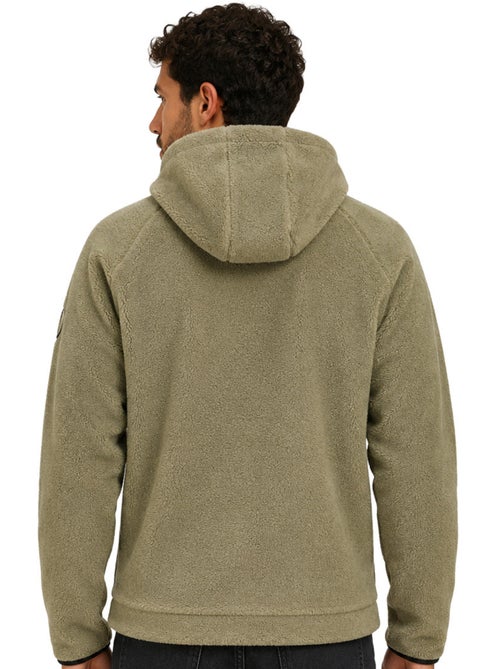 Casaco polar em sherpa com capuz udaforaf – kaporal - Kiabi Casaco polar em sherpa com capuz udaforaf – kaporal - Kiabi