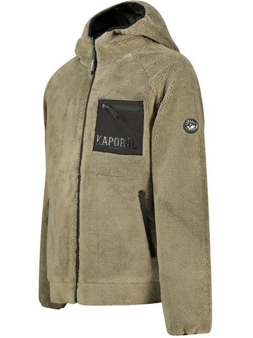 Casaco polar em sherpa com capuz udaforaf – kaporal - Kiabi Casaco polar em sherpa com capuz udaforaf – kaporal - Kiabi