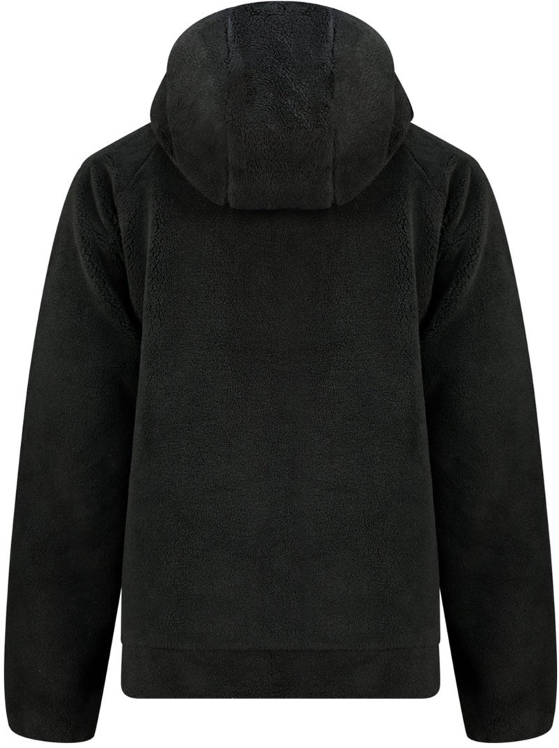 Casaco polar em sherpa com capuz udaforaf – kaporal Preto - Kiabi