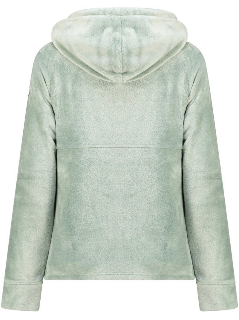 Casaco polar fino com capuz ulotteak – canadian peak Verde pastel - Kiabi