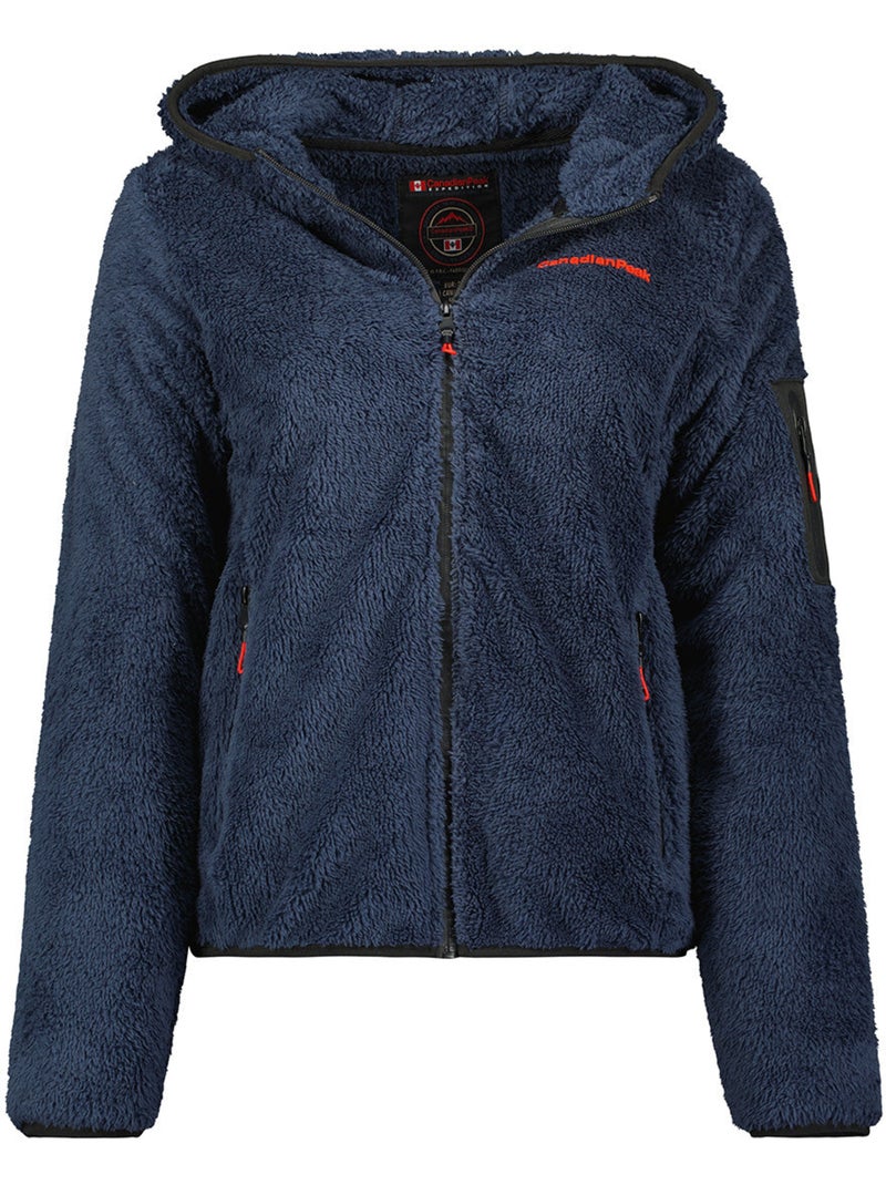 Casaco polar fino com gola subida ulebeak – canadian peak Azul-marinho - Kiabi