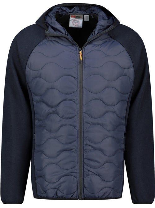 Casaco polar grosso bimaterial com capuz tenessoeak – canadian peak - Kiabi