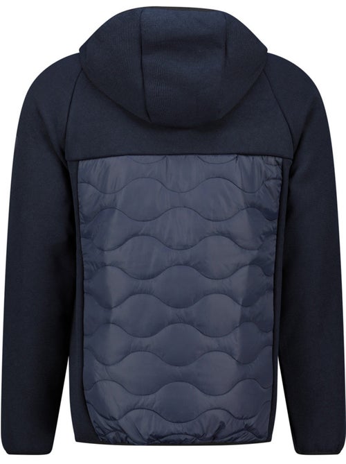 Casaco polar grosso bimaterial com capuz tenessoeak – canadian peak - Kiabi