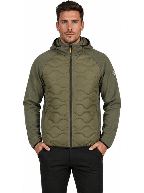 Casaco polar grosso bimaterial com capuz tenessoeak – canadian peak - Kiabi Casaco polar grosso bimaterial com capuz tenessoeak – canadian peak - Kiabi