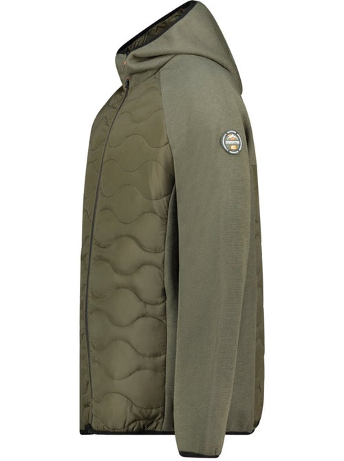Casaco polar grosso bimaterial com capuz tenessoeak – canadian peak - Kiabi Casaco polar grosso bimaterial com capuz tenessoeak – canadian peak - Kiabi