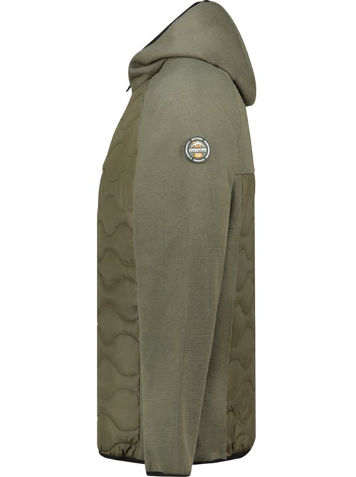 Casaco polar grosso bimaterial com capuz tenessoeak – canadian peak - Kiabi Casaco polar grosso bimaterial com capuz tenessoeak – canadian peak - Kiabi