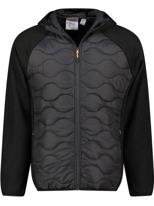 Casaco polar grosso bimaterial com capuz tenessoeak – canadian peak - Kiabi