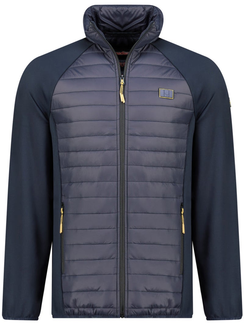 Casaco polar grosso bimaterial touroeak – canadian peak Azul-marinho - Kiabi