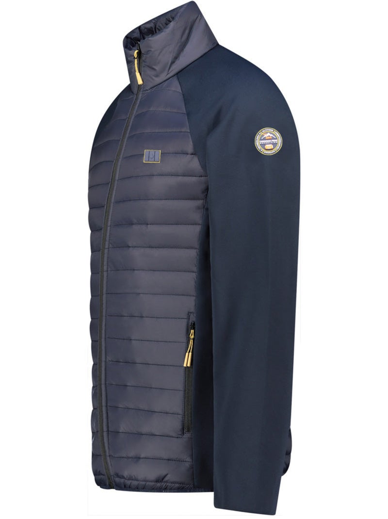 Casaco polar grosso bimaterial touroeak – canadian peak Azul-marinho - Kiabi